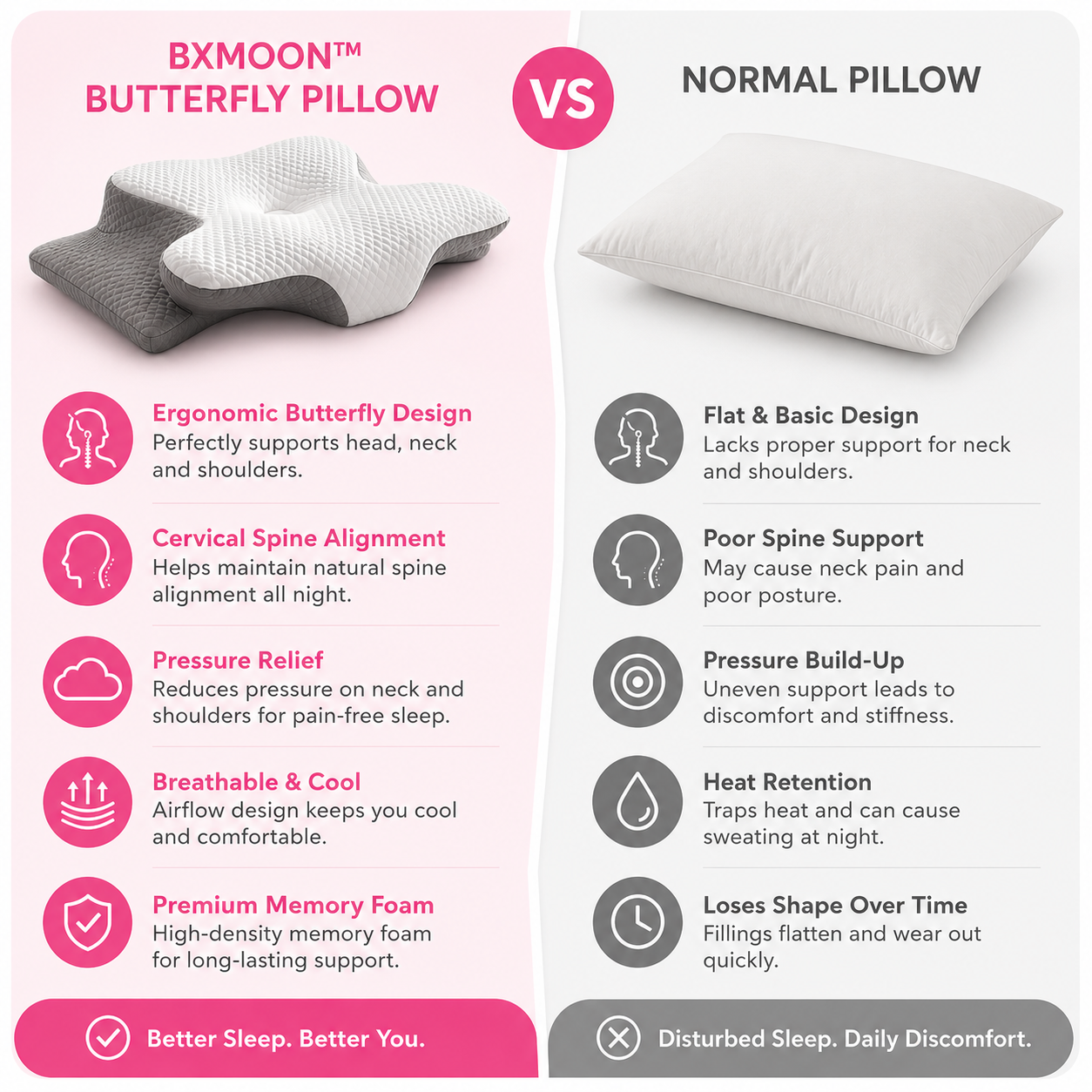 Bxmoon™ Butterfly Pillow